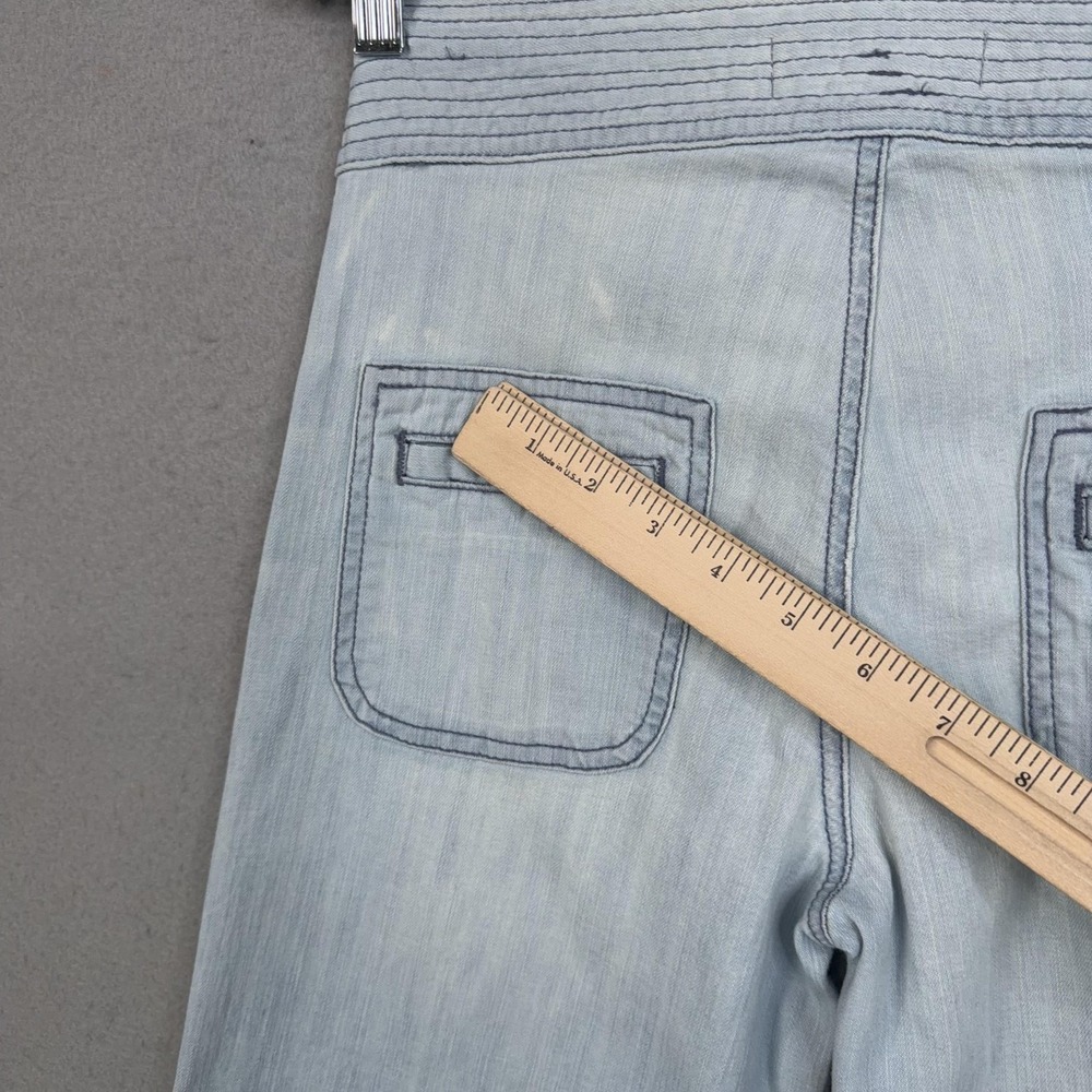 Vintage Seven For All Mankind Jeans Womens 26 Wide Leg Baggy Flare Denim USA Y2K - Picture 10 of 16